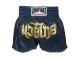 Lumpinee Retro Muay Thai Fight Shorts for ladies : LUMRTO-003 Navy-W